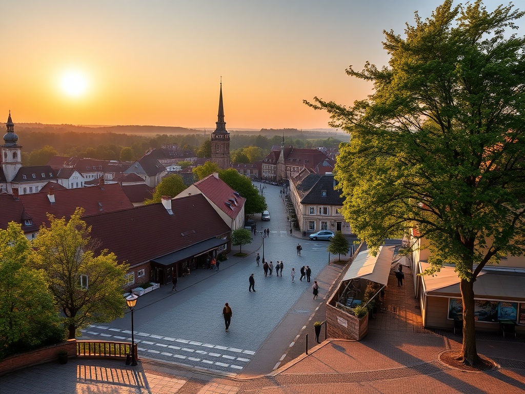 Malowniczy krajobraz górski z widokiem na dolinę w okolicach Piechowic